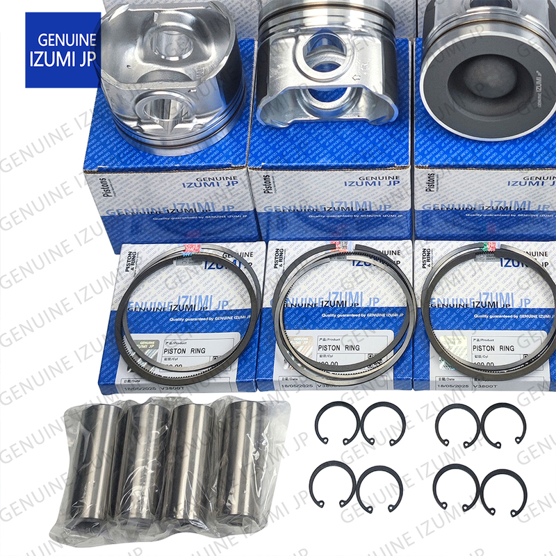 V3800T Cylinder Liner Kit zuiger 1J508-21110 Voor reparatieonderdelen van Kubota dieselmotoren