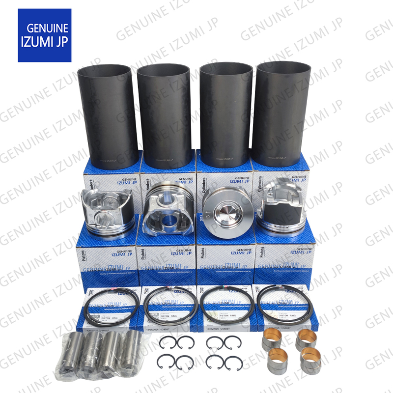 V3800T Cylinder Liner Kit Piston 1J550-21110 For Kubota Diesel Engine Repair Parts
