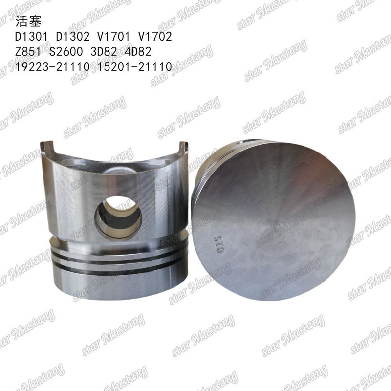 Kolven D1301 D1302 V1701 V1702 Z851 S2600 3D82 4D82 19223-21110 15201-21110 Geschikt voor KUBOTA motoronderdelen