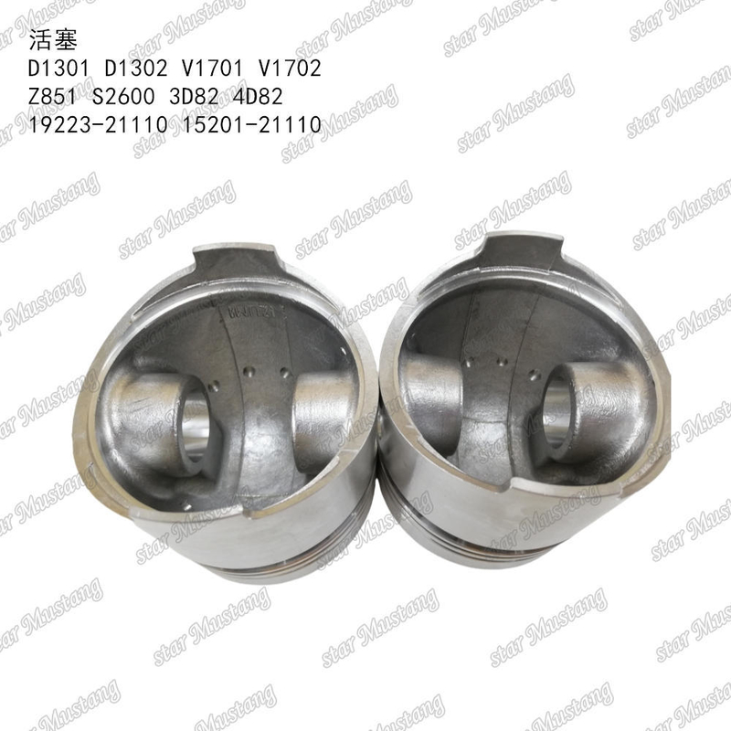Kolven D1301 D1302 V1701 V1702 Z851 S2600 3D82 4D82 19223-21110 15201-21110 Geschikt voor KUBOTA motoronderdelen