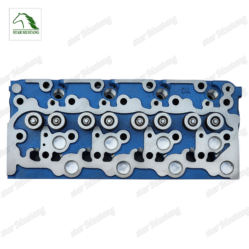 Cilinderkopassemblage V2203 19077-03045 met Integrale Structuur OEM-formaat en 6 Gaten voor Dieselmotor